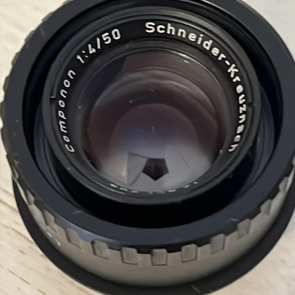 NIB Schneider- Kreuznach Optik enlarging camera lens made in Germany 1:4/50
